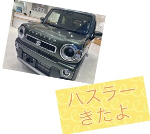 春が来た、ハスラーきたよ。